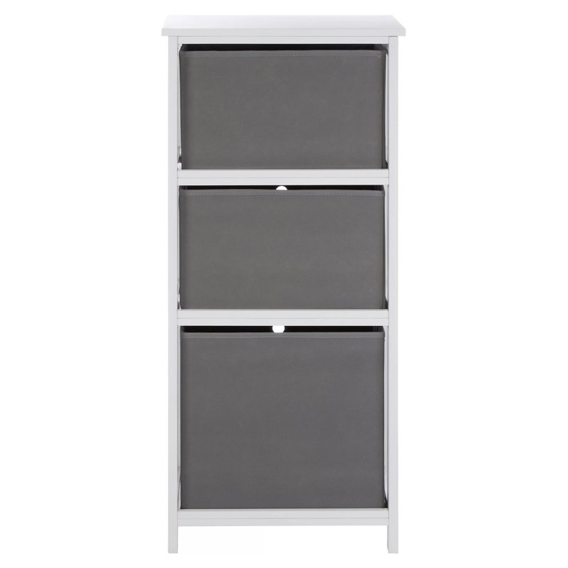 Aon 40 x 86cm Bathroom Storage Unit, Grey