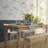 Valerie Pine Rectangular Solid Wood Top with Solid Wood Base Dining Table-15059047