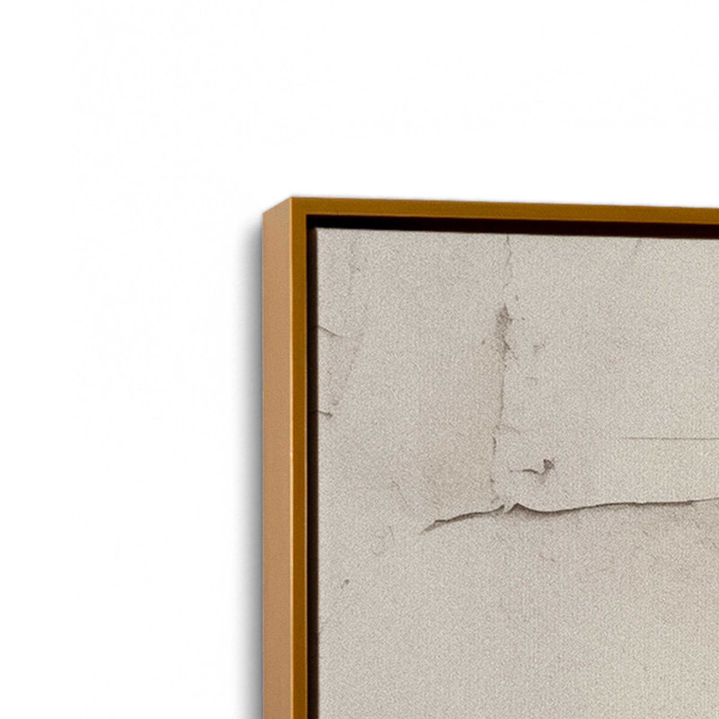 Mocha Musings II Canvas Print, Polished Gold Floater Framed, 48.75" H x 32.75" W x 1.75" D