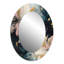 Sindri rose et beige Blooming Abstractions I - miroir mural floral, miroir décoratif traditionnel, impression d'art en métal-1989952479-1989952466