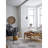 Metal Console Table with Shelf for TV