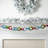 60" Christmas Blue Green Red Link Garland, Multicolor