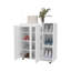 Range-chaussures H 36 po, 2 portes, 11 tablettes, blanc - Chambre