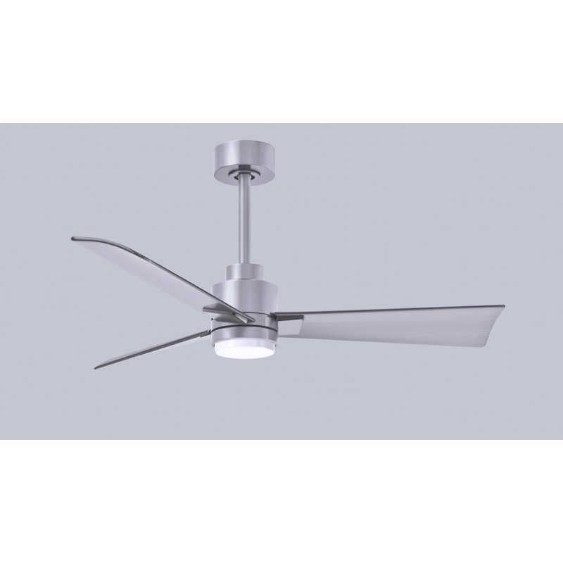 Ventilateur de plafond Alessandra, Nickel brossé, 42", Nickel brossé