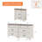 Set Of 2 Farmhouse Nightstands, Rusitc White, 31.5"-1996705877-1996705876