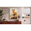 Alert Fox On Stone Boho - Print-136727952-136727953
