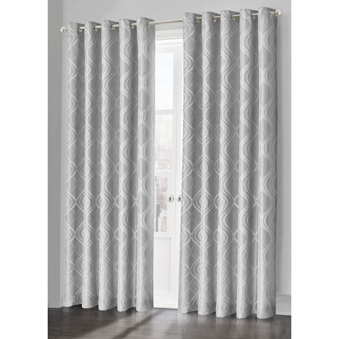 Chloye Polyester Grommet / Eyelet Curtain Panel