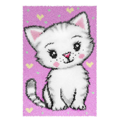 Ensemble de tapis crochet pour enfants Kitty par Orchidea 4234