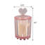 Bougie en verre 6,5 po avec couvercle champagne mousseux 9 oz