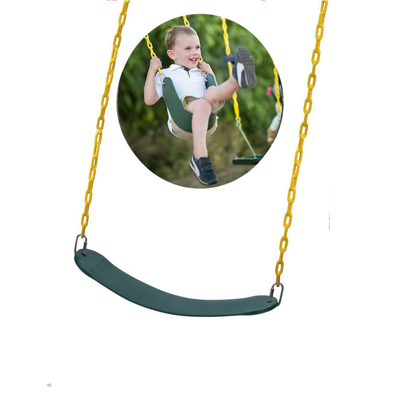 Blue Elephant Green/Yellow DIY Swing Set Kit