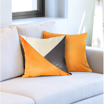 Alabama Geometric Square Throw Pillow Cover