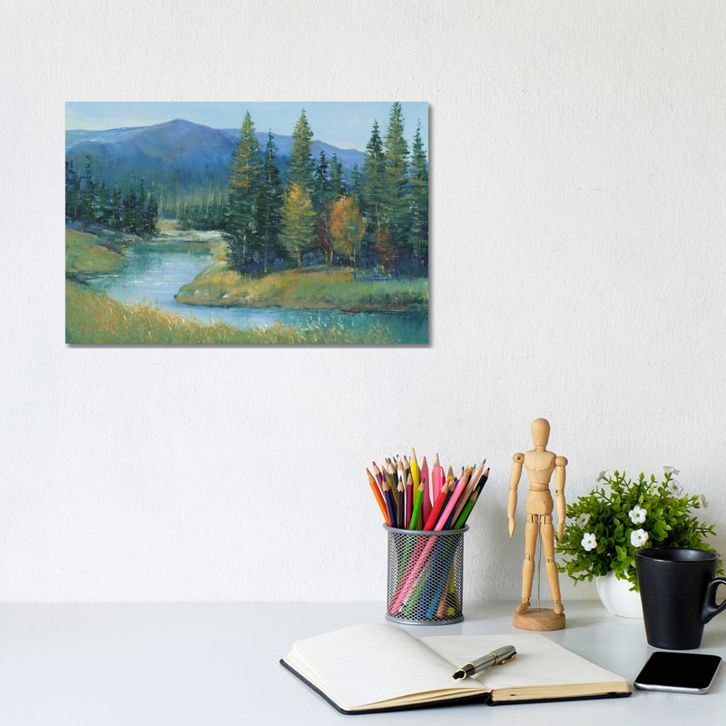 Truite ruisseau II - Giclée sur toile tendue avec châssis