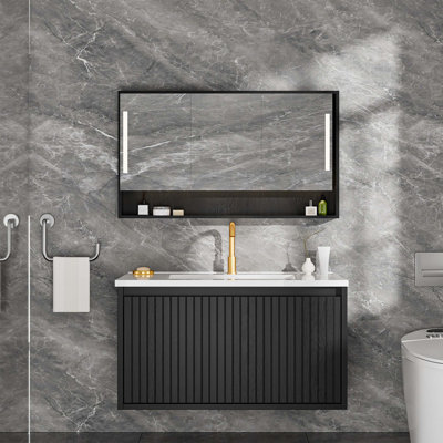 Meuble-lavabo 30 po avec lavabo en céramique