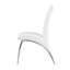 Ensemble de 2 chaises d'appoint rembourrées en similicuir-256403343