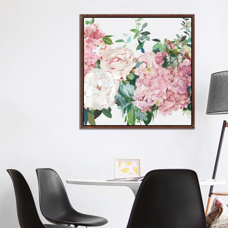 Spring Story I by Asia Jensen - Gallery-Wrapped Canvas Giclée on Canvas, Classic Brown Wood Framed, 93.98 cm H x 93.98 cm W