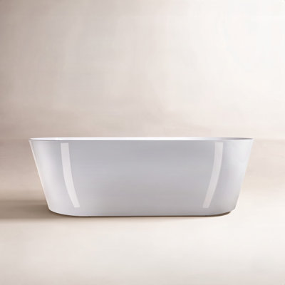 Cove 71" Freestanding Soaking Acrylic Bathtub