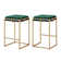 Simmerman Upholstered Counter Stool with Metal Frame