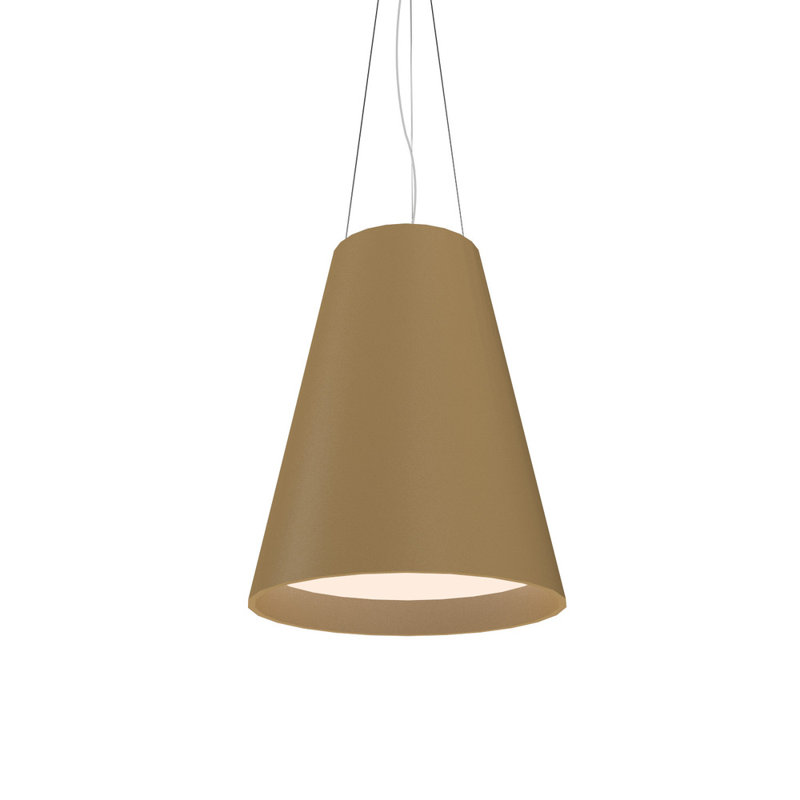 1 - Light LED Pendant, Imbuia, 4000
