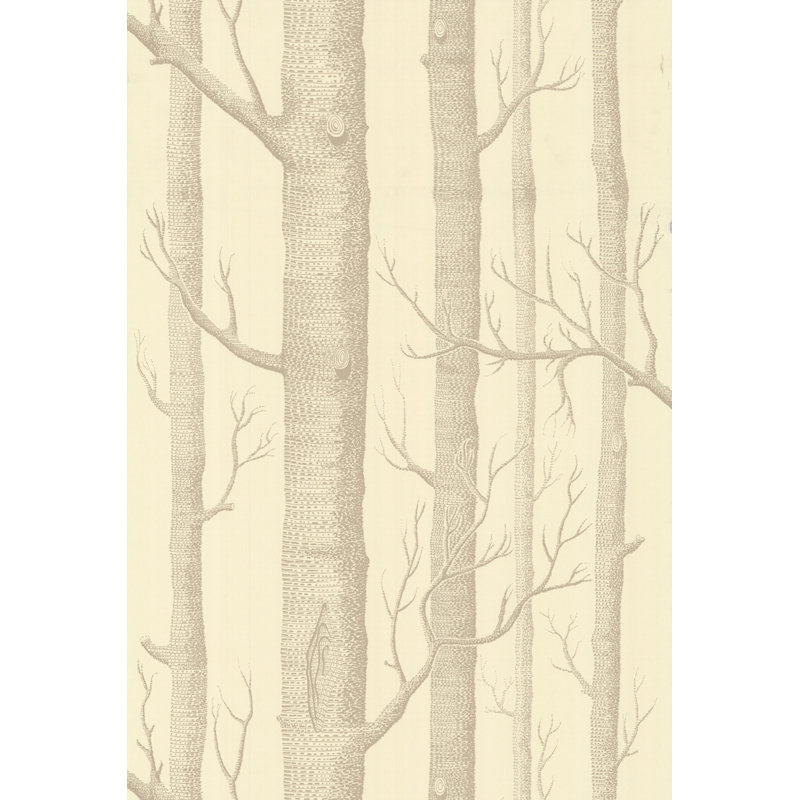 New Contemporary II Abstract Wallpaper Roll, Beige/Cream