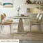 Ensemble de 2 chaises d'appoint Modern Beige