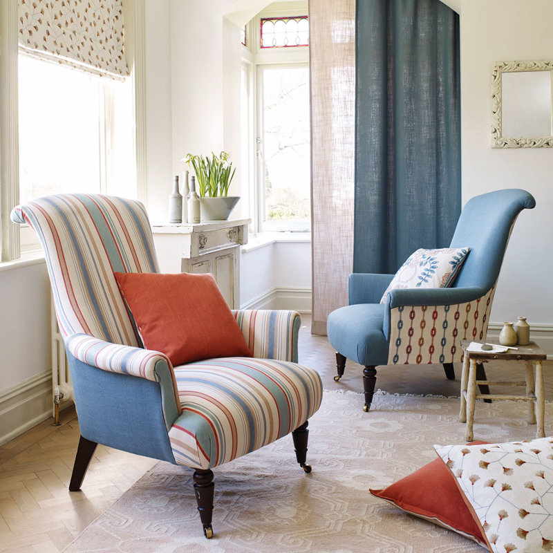 Dobby Stripe Fabric, Dijon