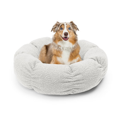 Lit rond avec coussin de siège amovible