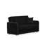 Causeuse convertible avec rangement Primenest Gravita Collection, noir-1439104784