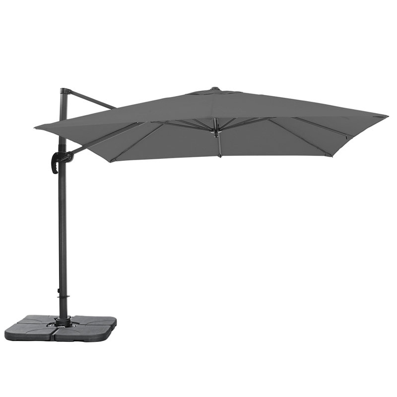 Messer 300cm Cantilever Parasol, Dark Grey