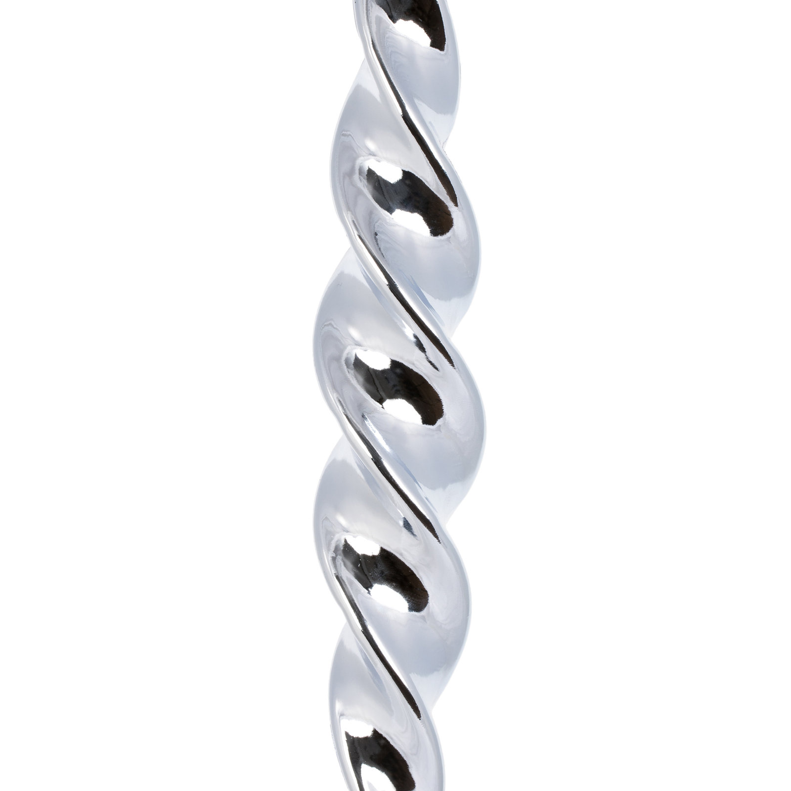 Shiny Spiral Icicle Christmas Ornament, Lilac
