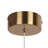 LED Pendant Light Brushed Brass Pendant Light Hallway Light Fixture