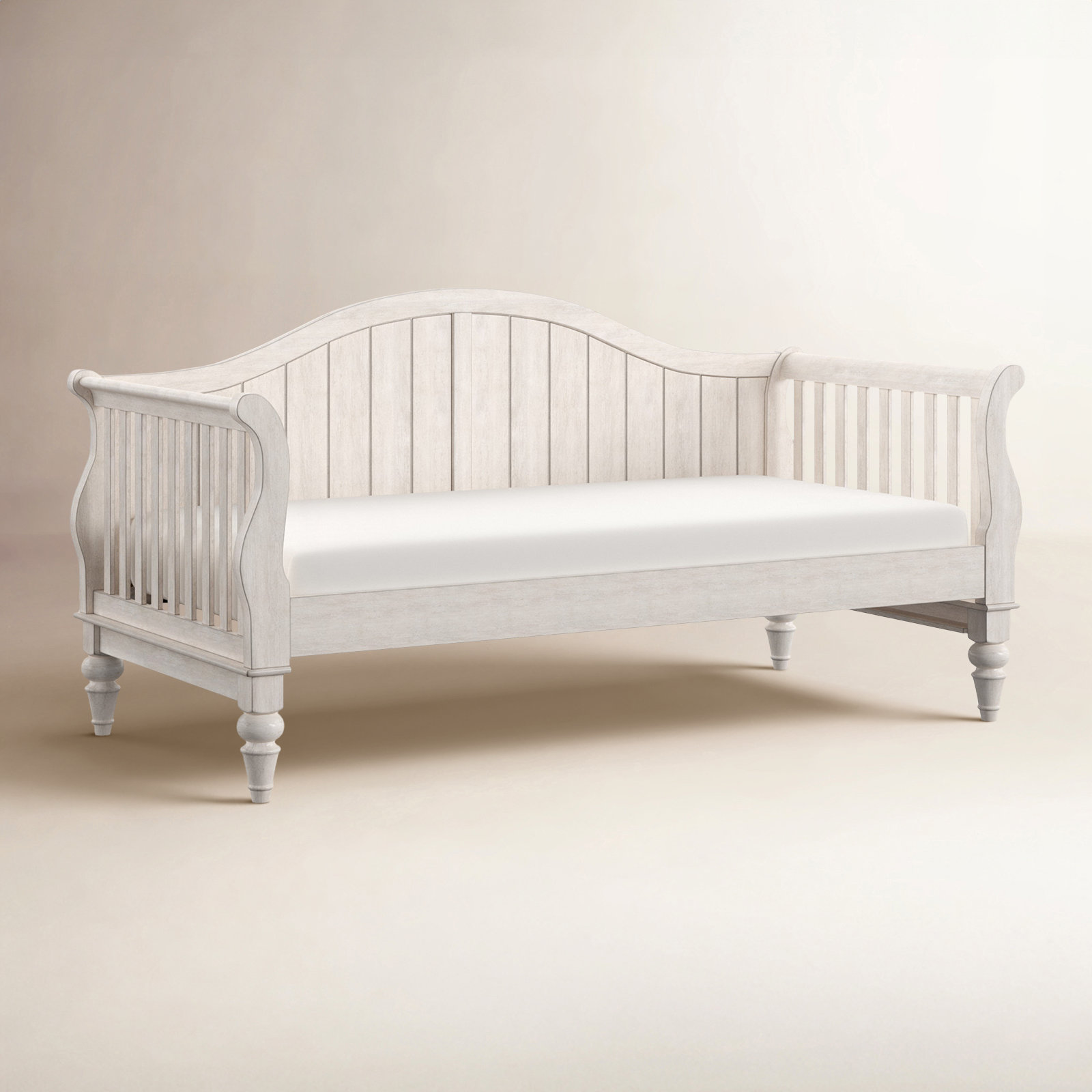 Delaria Open Side Daybed - Twin, Antique White