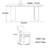Retro rectangular dining table-545307356