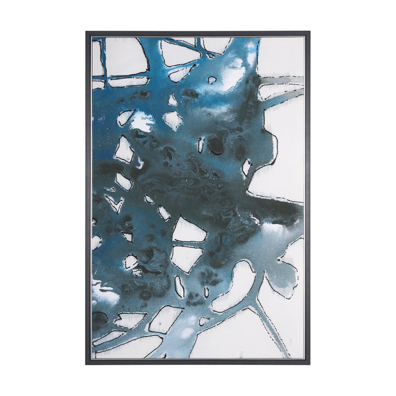 Toile texturée Tributary I a Hand, Tributaire I