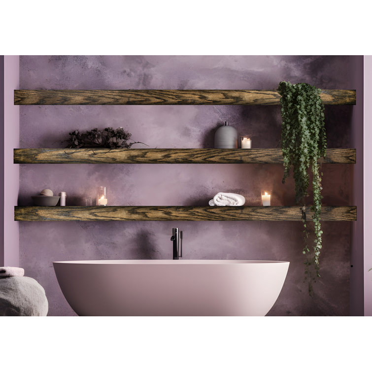 3 Piece Oak Floating Shelf