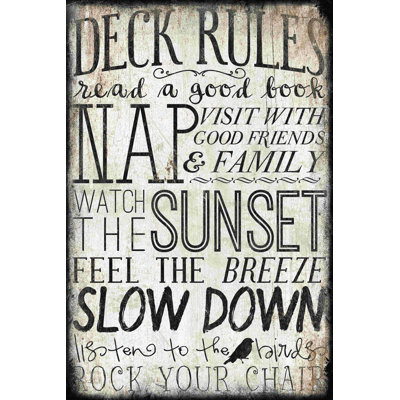 " Deck Rules "