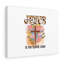 Jesus Is My Super Hero - Wrapped Canvas Print-1457422923