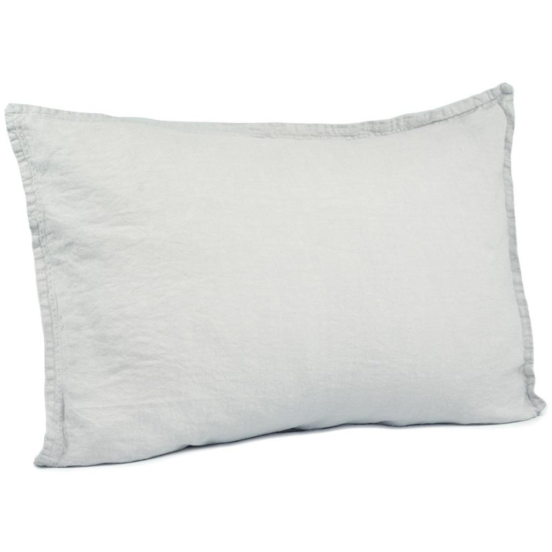 Taie décorative en lin, Standard, Gris murmure