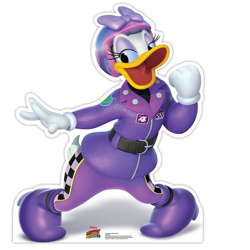 Disney Daisy Victory Dance Purple Cardboard Standup