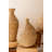 SET OF THREE TWISTED PAPER VESSELS