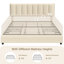 Lit plateforme tapissier avec rangement Cahlin-612551524-612551522