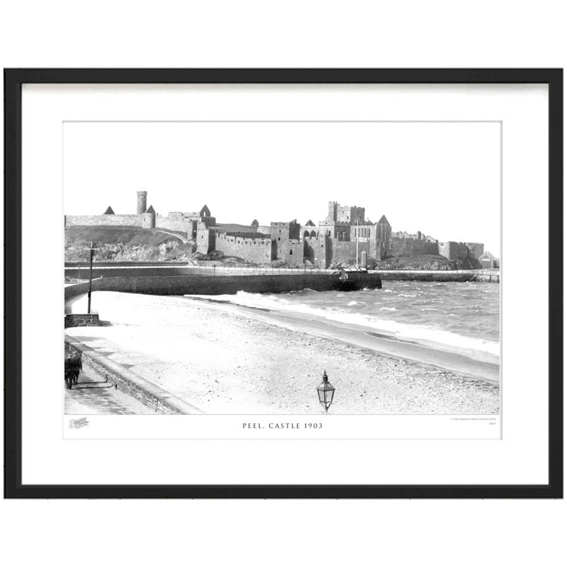 Peel, Castle 1903 by Francis Frith - Single Picture Frame Print, 40cm H x 50cm W x 2.3cm D