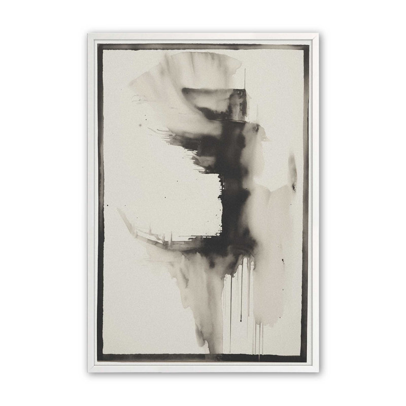 Obsidian Bounds II, Single Picture Frame Opaque White, 11" H x 9" W