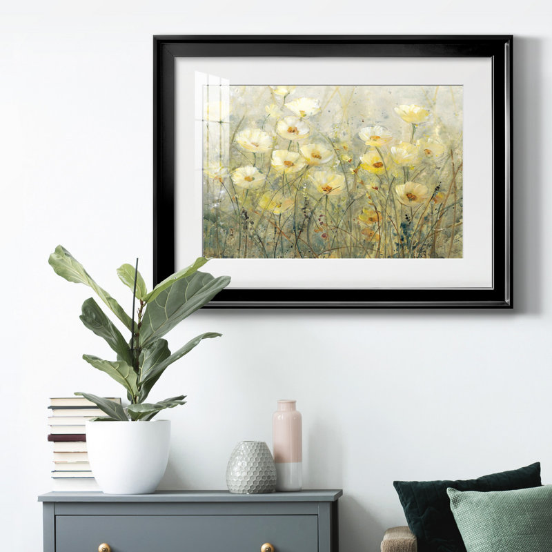 «Summer in Bloom I», reproduction encadrée de qualité supérieure - prête à être accrochée, H 30,5 po x l 42,5 po x P 1 po