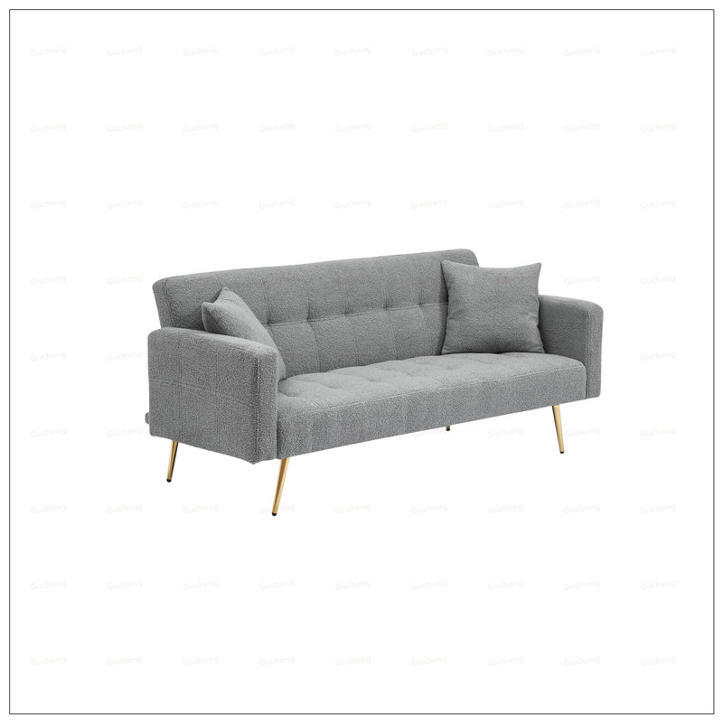 Canapé-lit polyvalent avec table basse transformable et fabrication robuste pour une utilisation pratique dans les maisons modernes