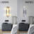 20" Dimmable Wall Mounted Sconce with Alabaster Shade (Set of 2)-1704035592