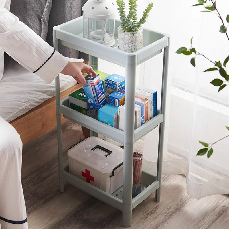 Alyxandra Bathroom Shelves, Blue