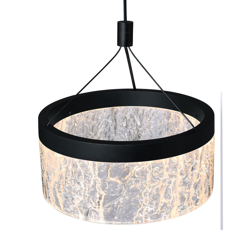 Luminaire suspendu tambour 1 lumière Selale