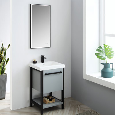 Herakleitos 21'' Single Bathroom Vanity with Top