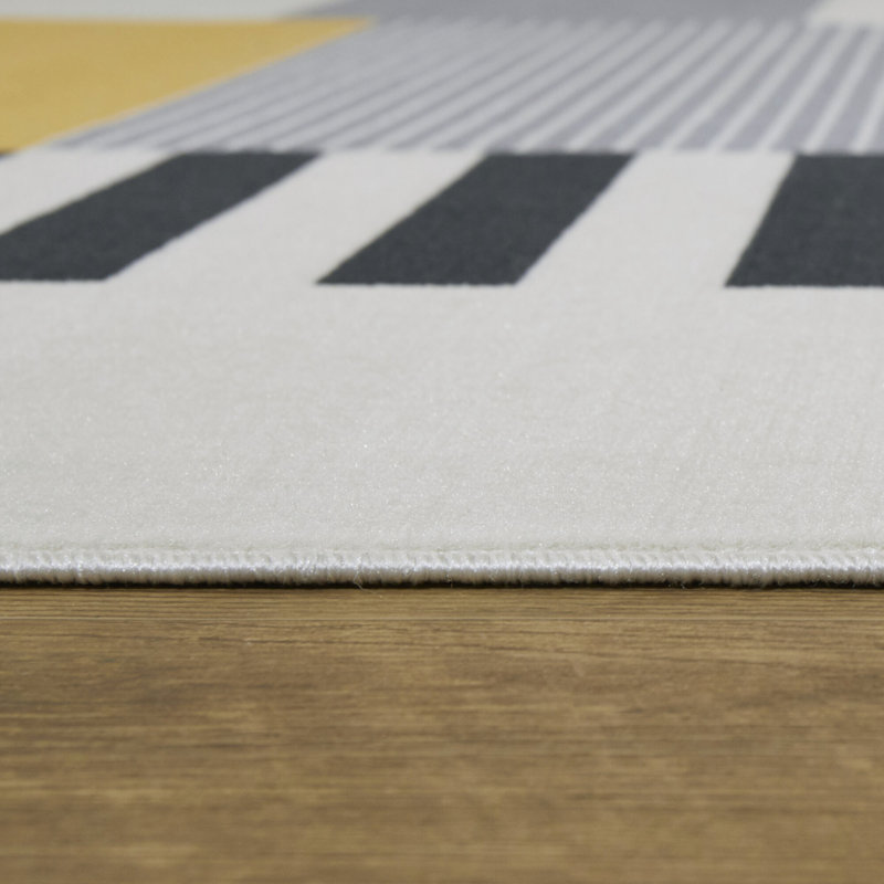 Tapis tissé à la main Ranstead, Rectangle 4 pi 4 po x 6 pi