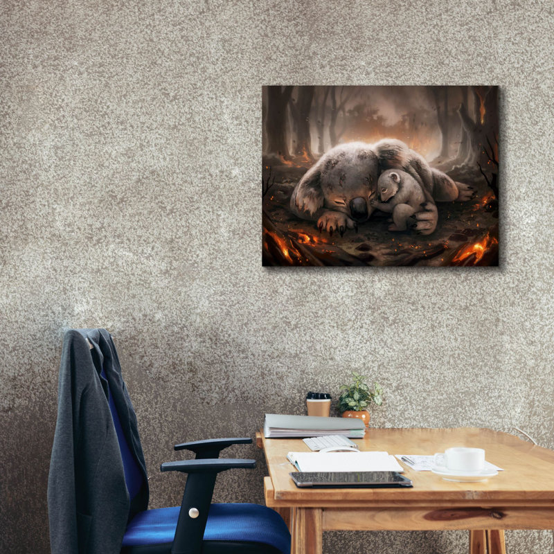 «Gariel A Mothers Love» par JoJoes Art, H 26 po x l 34 po x P 1,5 po